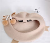 Bobbles Bow Sweet Lolita Beret