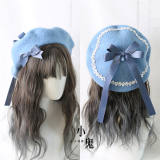 Lace Bow Vintage Lolita Beret