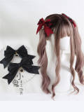 Dark Black Halloween Lolita Hairclip