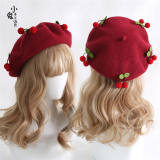 Sweet Cherry Lolita Beret