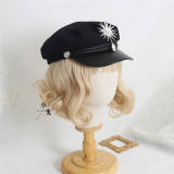 Wool Peaked Cap Vintage Hat