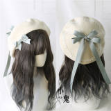 Lace Bow Vintage Lolita Beret