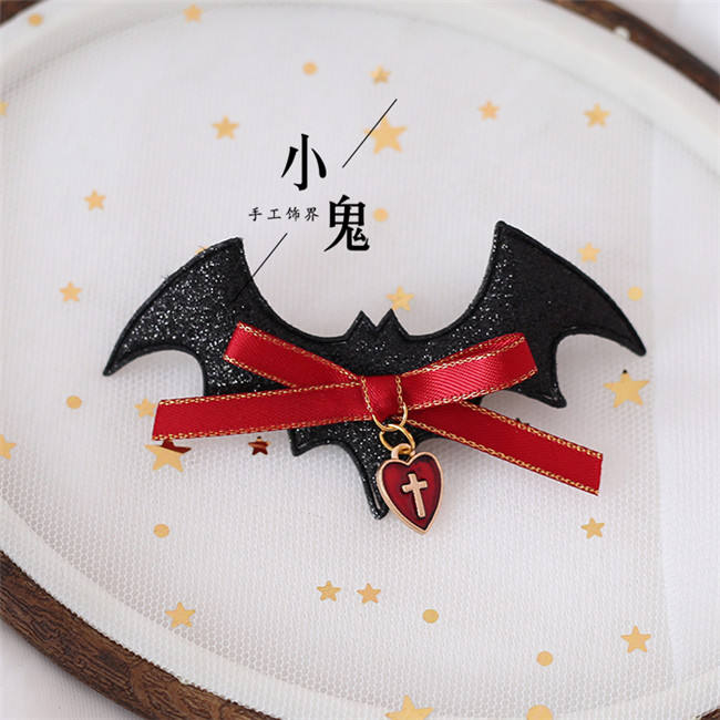 Devil Wings Halloween Hairclip