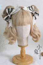 Dark Black Halloween Lolita Hairclip