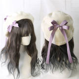 Lace Bow Vintage Lolita Beret