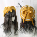 Lace Bow Vintage Lolita Beret