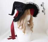 Flower Bow Halloween Witch Hat