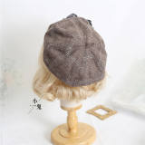 Vintage Plaid Lolita Beret