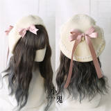 Lace Bow Vintage Lolita Beret