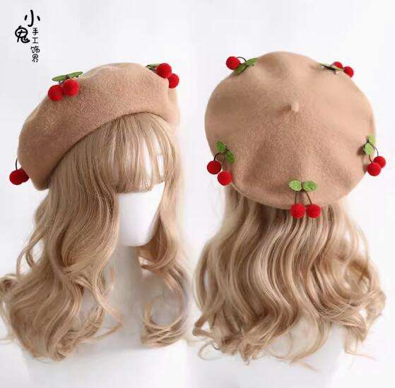 Sweet Cherry Lolita Beret