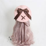 Sweet Bow Ribbon Lolita Beret