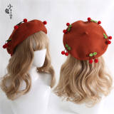 Sweet Cherry Lolita Beret