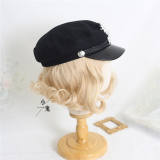 Wool Peaked Cap Vintage Hat