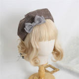Vintage Plaid Lolita Beret
