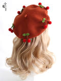 Sweet Cherry Lolita Beret