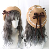 Lace Bow Vintage Lolita Beret