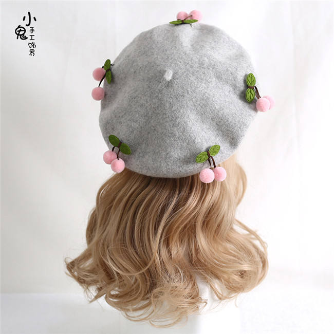 Sweet Cherry Lolita Beret