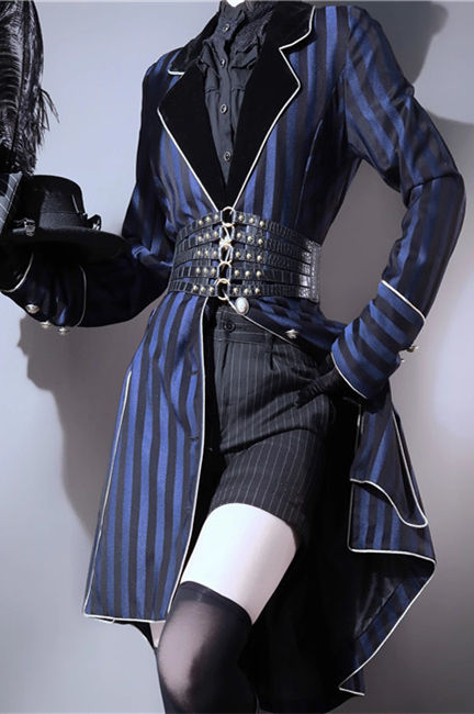 Little Dipper Blood Poetry Stripe Lolita Coat