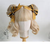 Dark Black Halloween Lolita Hairclip