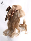 Polka Dots Bow Sweet Lolita Beret