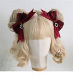 Dark Black Halloween Lolita Hairclip