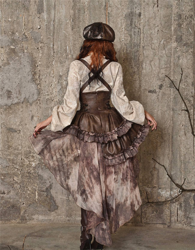 Blood Supply Journey into Exile Steampunk Dress, Blouse