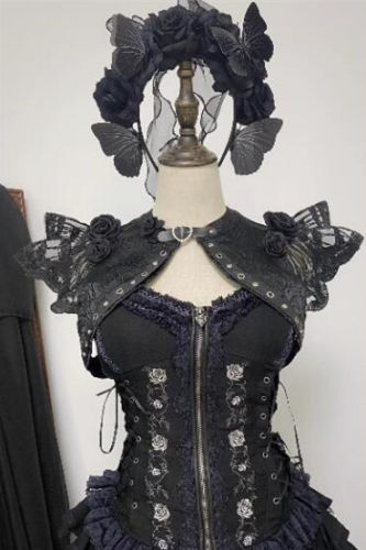 The Butterfly Effect Gothic Lolita Bolero and Headdress