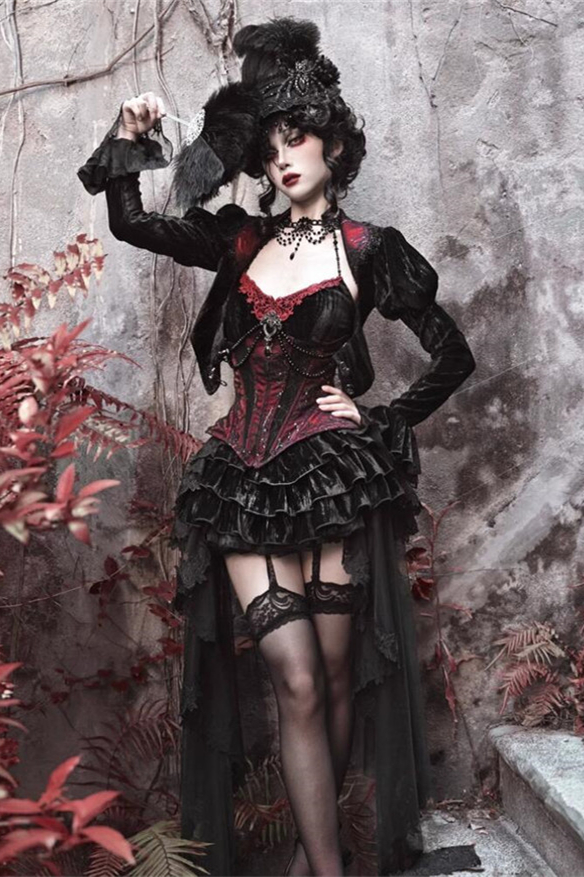 BLOOD SUPPLY / Goddess-Tops［BLK］ Blood Supply Duchess Corset(Full Payment Without Shipping