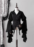 Daydream Fishbone Lolita Skirt, Blouse and Necktie