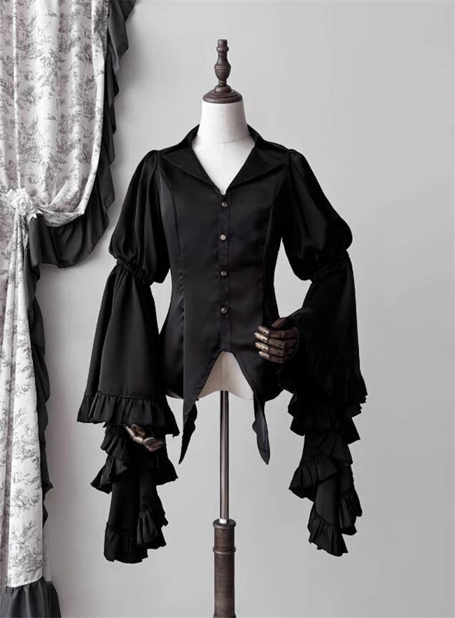 Daydream Fishbone Lolita Skirt, Blouse and Necktie