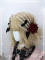 One Red Rose Hairclip + One Black Rose Hairclip