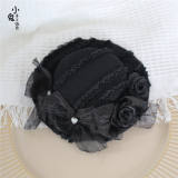 Flowers Bows Lace Flat Hat