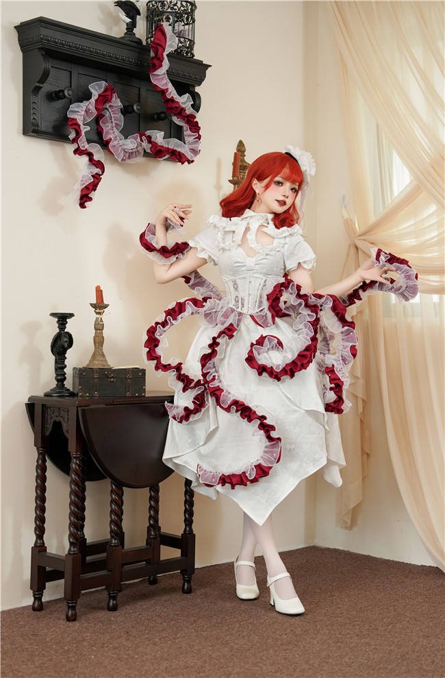 Cthulhu Tentacle Shape Adjustable Petticoat and OP Dress