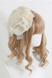 Flowers Bows Lace Flat Hat