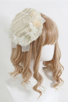 Flowers Bows Lace Flat Hat