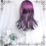 Purple Ombre Midi Lolita Wigs