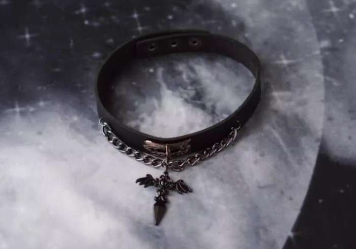 Strange Sugar Dark Black Choker