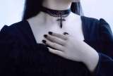 Strange Sugar Dark Black Choker