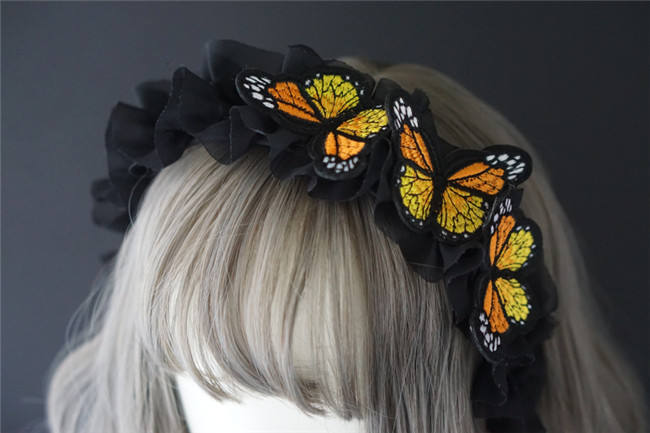 Strange Sugar Butterfly Gothic Headdress