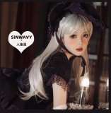 Silver White Natural Curly Lolita Wigs