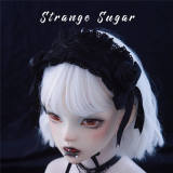 Strange Sugar Black Rose Gothic Headband