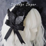 Strange Sugar Lace Wings Halloween Lolita Headband