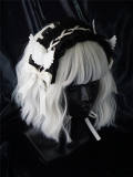 Strange Sugar Lace Wings Halloween Lolita Headband