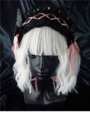 Strange Sugar Lace Wings Halloween Lolita Headband