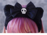 Strange Sugar Kitten Ears Plush Gothic Headdress