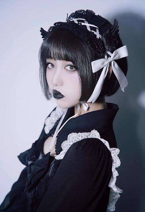 Strange Sugar Lace Wings Halloween Lolita Headband