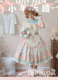 Sheep Party Scarf Collar Plus Size Lolita Dress and Apron