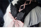 Strange Sugar Lace Wings Halloween Lolita Headband