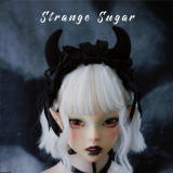 Strange Sugar Demon Horns Gothic Headband