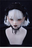 Strange Sugar Black Rose Gothic Headband